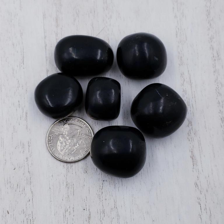 Black Onyx Tumbled Stone