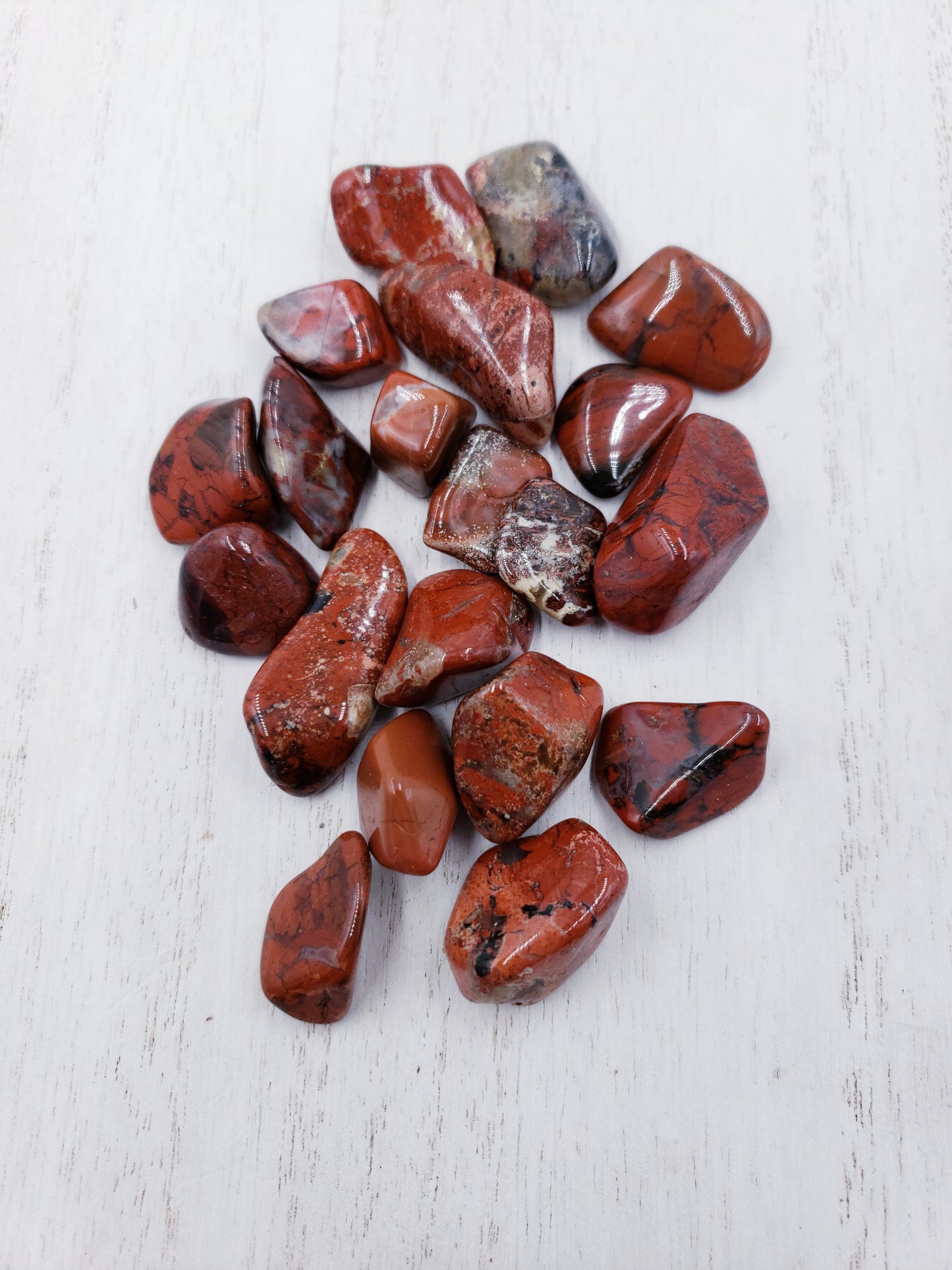 Brecciated Jasper Tumbled Stone