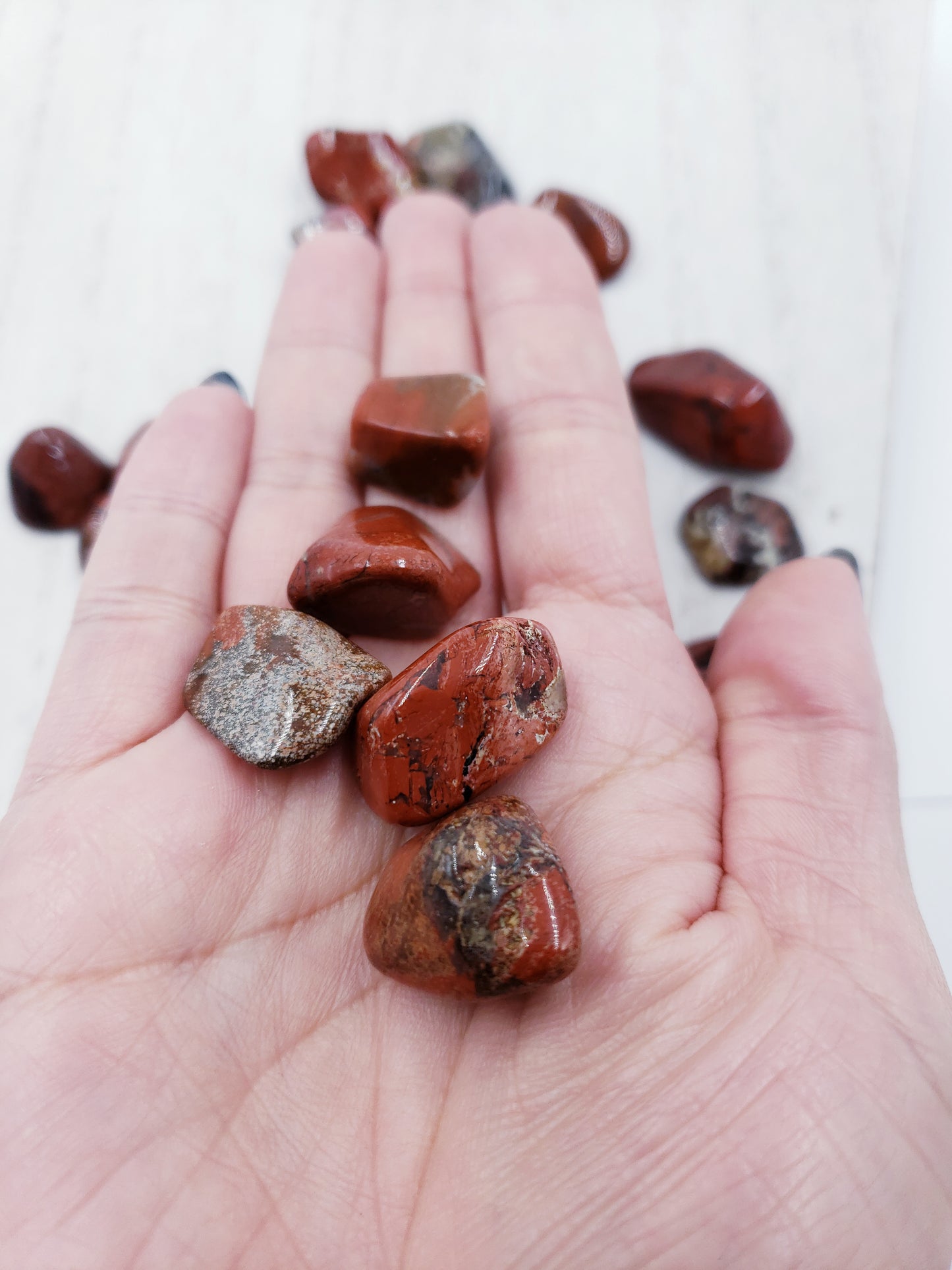 Brecciated Jasper Tumbled Stone