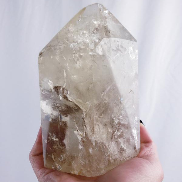 Large Smoky Quartz Polished Crystal Point