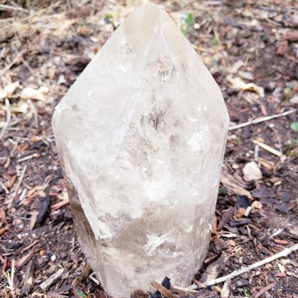 Large Smoky Quartz Polished Crystal Point