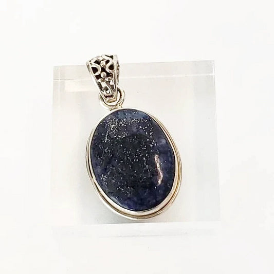 Lapis Lazuli Sterling Silver Pendant Filigree