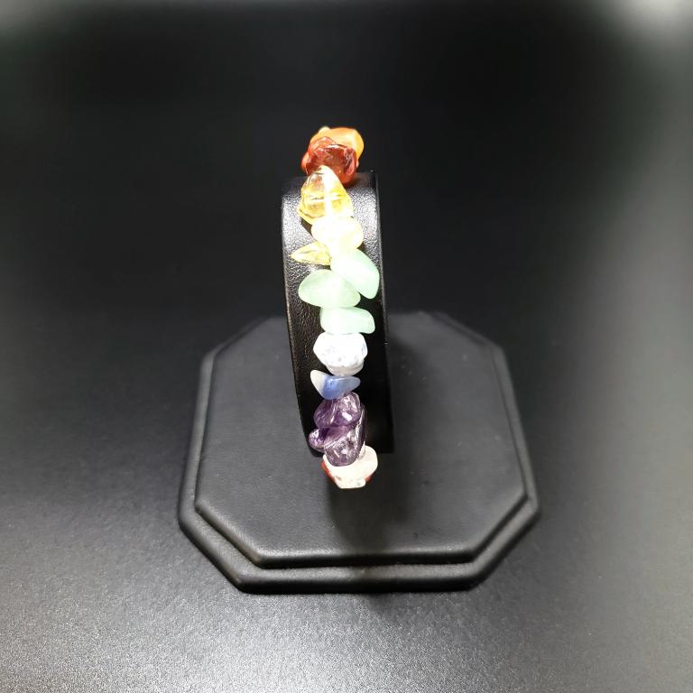 Chakra Gemstone Chip Bracelet Crystal Stone Bracelet