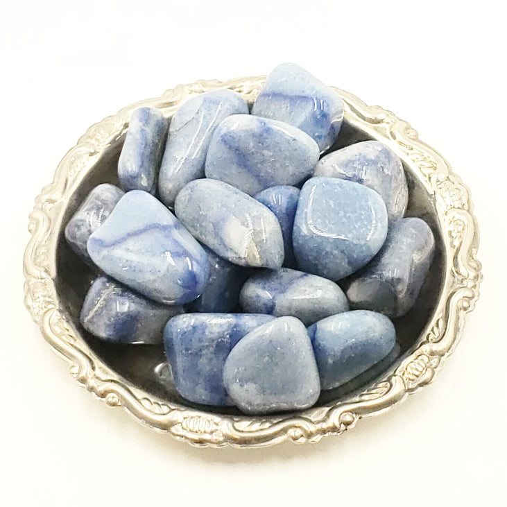 Blue Quartz Tumbled Stone