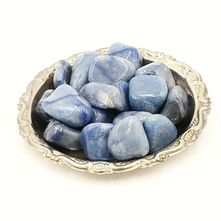 Blue Quartz Tumbled Stone