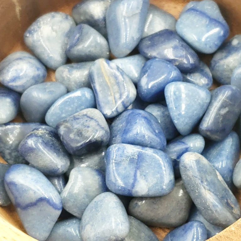 Blue Quartz Tumbled Stone