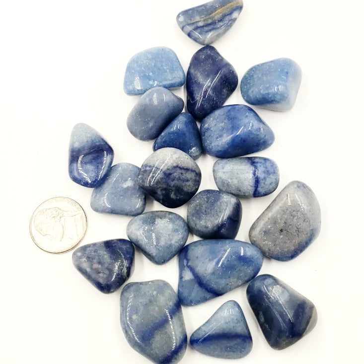 Blue Quartz Tumbled Stone