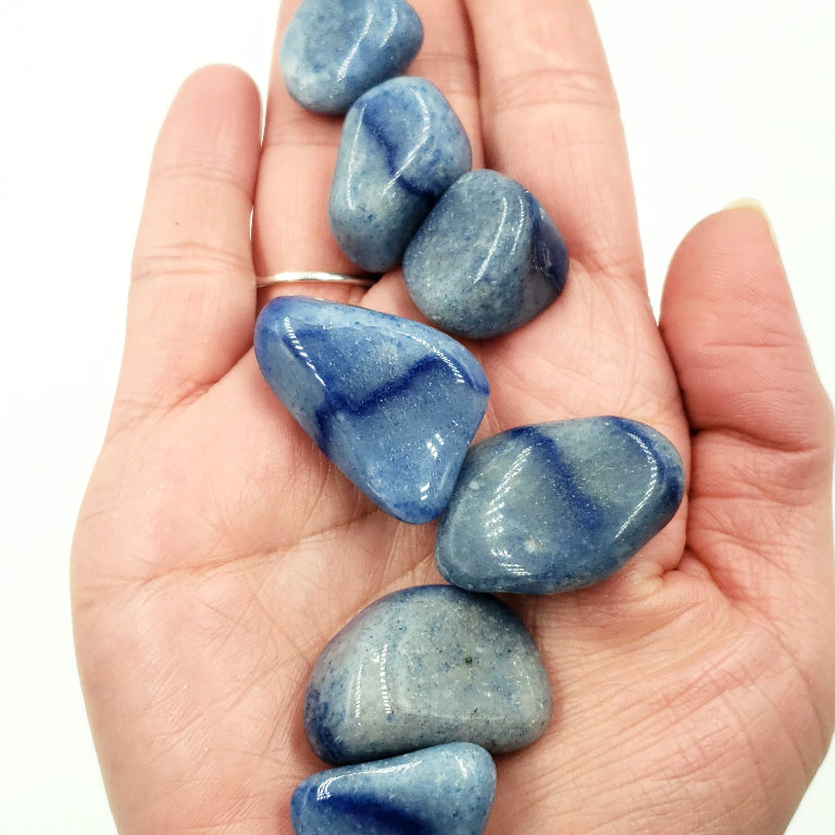 Blue Quartz Tumbled Stone