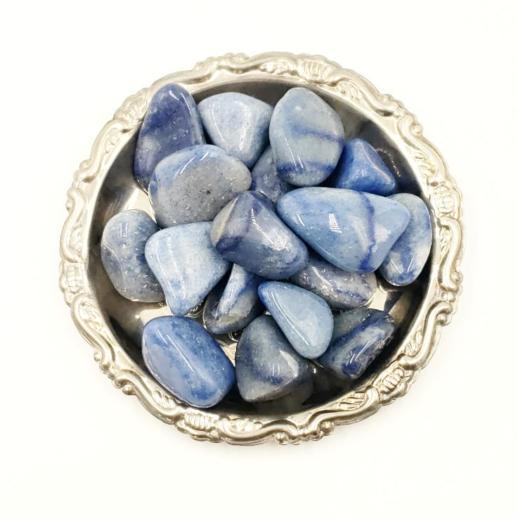 Blue Quartz Tumbled Stone