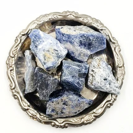 Sodalite Rough Stone - Elevated Metaphysical