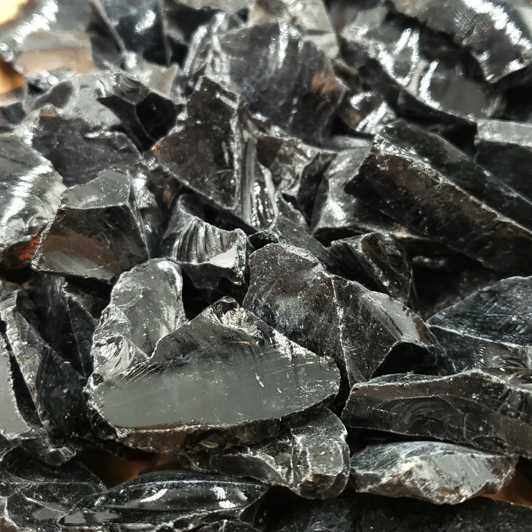 Black Obsidian Rough Stone