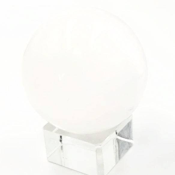 Selenite Sphere 2.6" 65 mm 12 oz 374 g