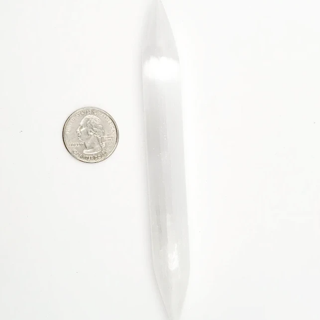 Selenite DT Wand Double Terminated Dagger