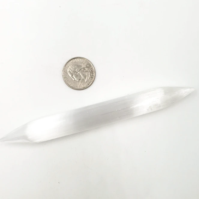 Selenite DT Wand Double Terminated Dagger