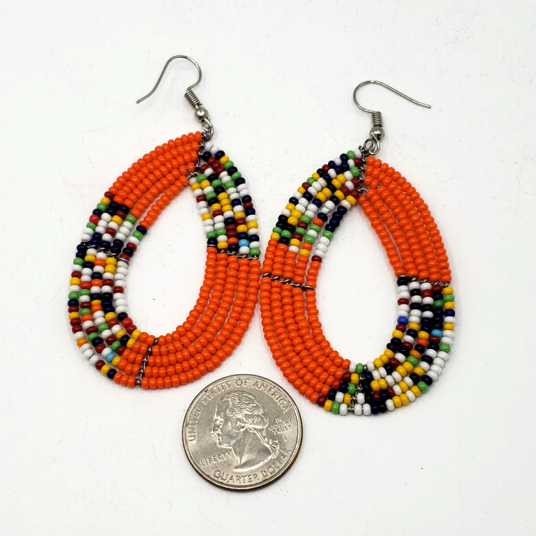 Beaded Earrings Handmade Fashion Jewelry