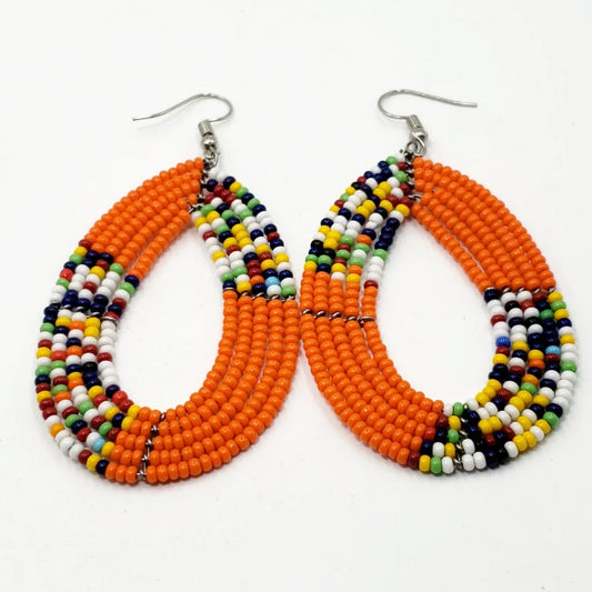 Beaded Earrings Handmade Fashion Jewelry