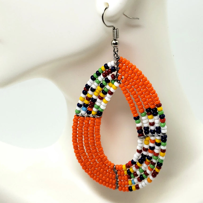 Beaded Earrings Handmade Fashion Jewelry