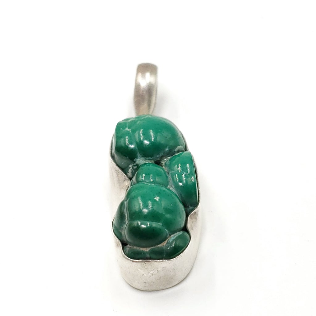 Malachite Sterling Silver Pendant