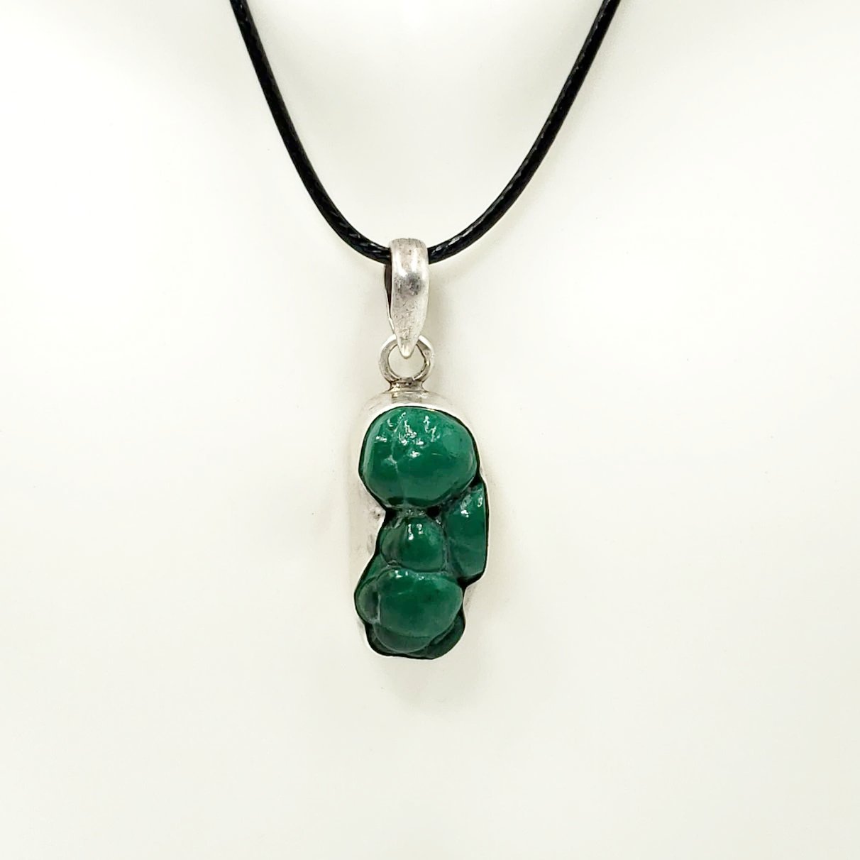 Malachite Sterling Silver Pendant