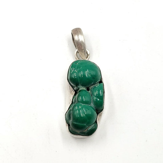 Malachite Sterling Silver Pendant