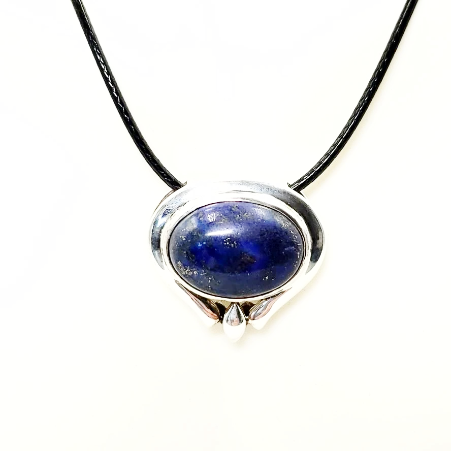 Lapis Lazuli Sterling Silver Pendant