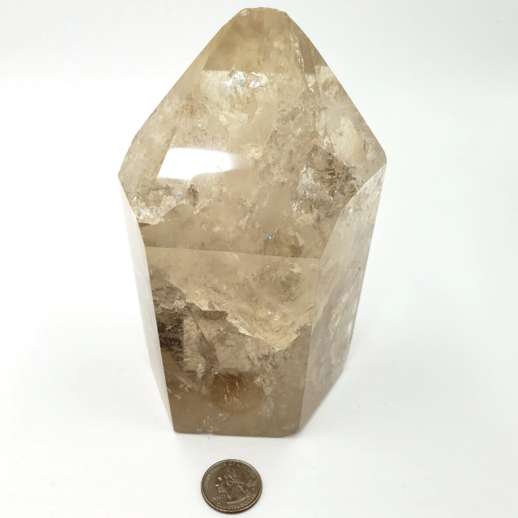 Large Smoky Quartz Polished Crystal Point