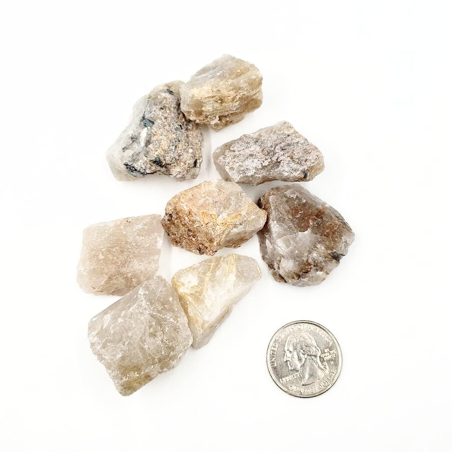 Rutilated Quartz Rough Stone