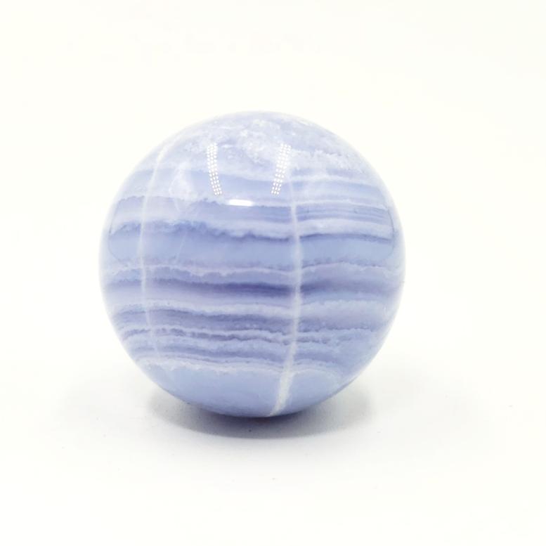 Blue Lace Agate Sphere 29.1 mm 33.5 g
