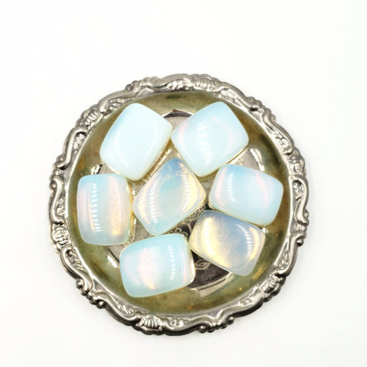 Opalite Tumbled Stone Cube