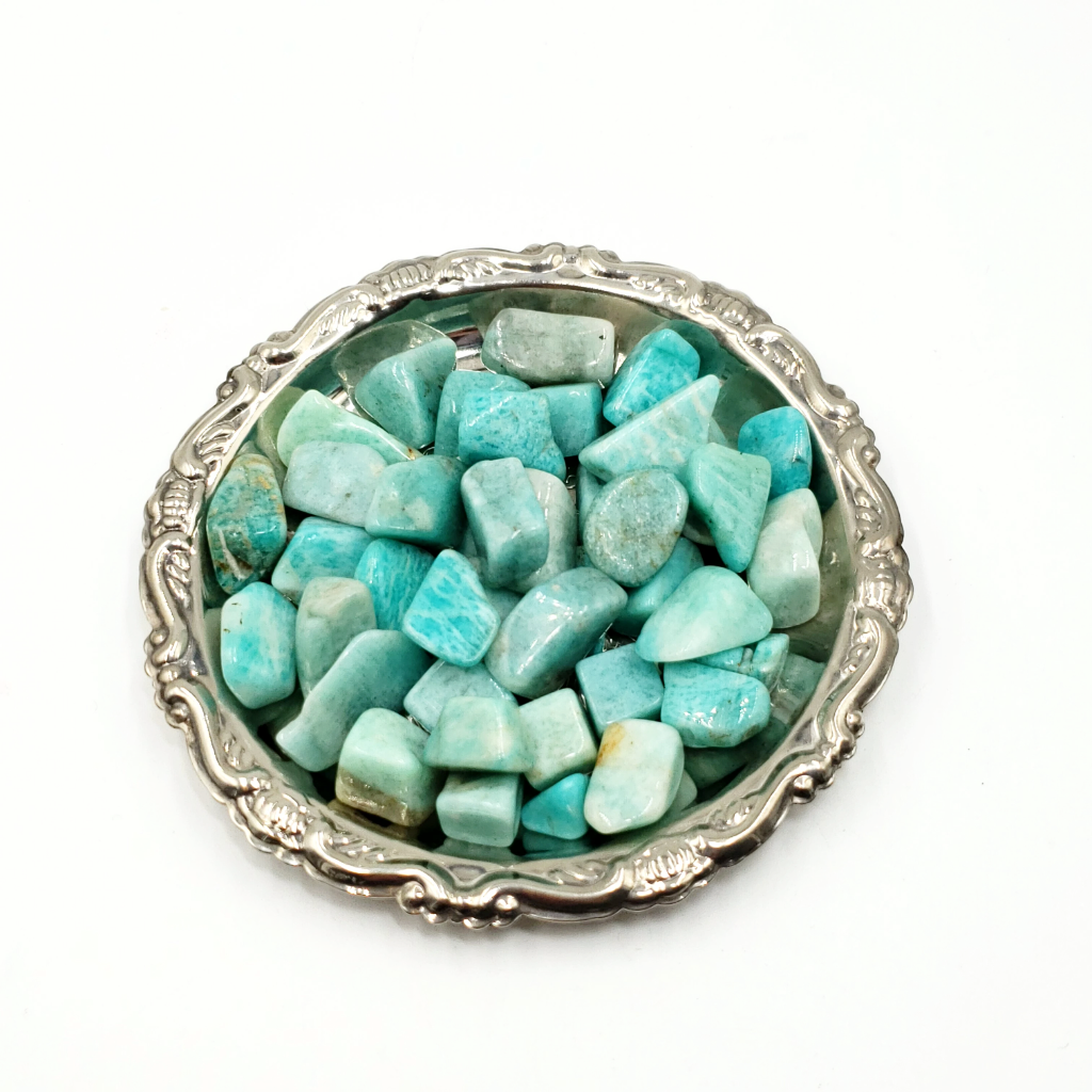 Amazonite Pebble Tumbled Stone Small