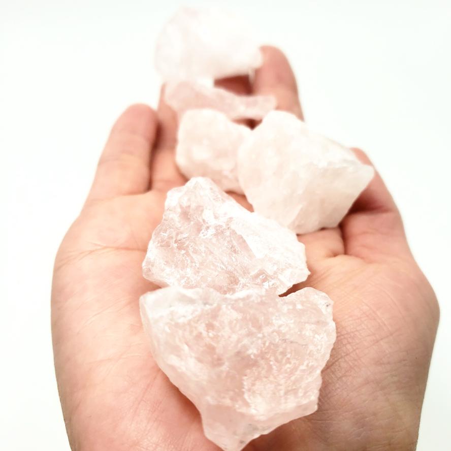 Rose Quartz Rough Stone - Elevated Metaphysical