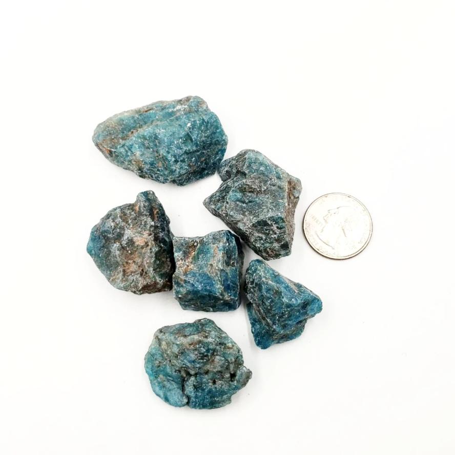 Blue Apatite Rough Stone