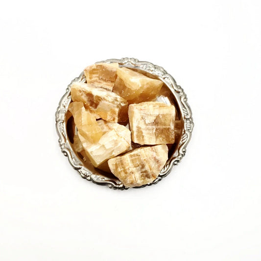 Honey Calcite Rough Stone