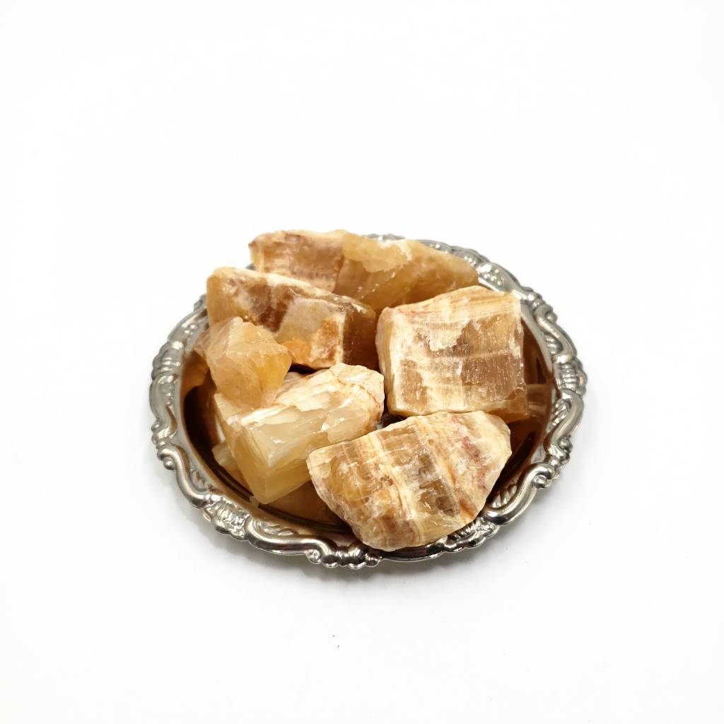 Honey Calcite Rough Stone