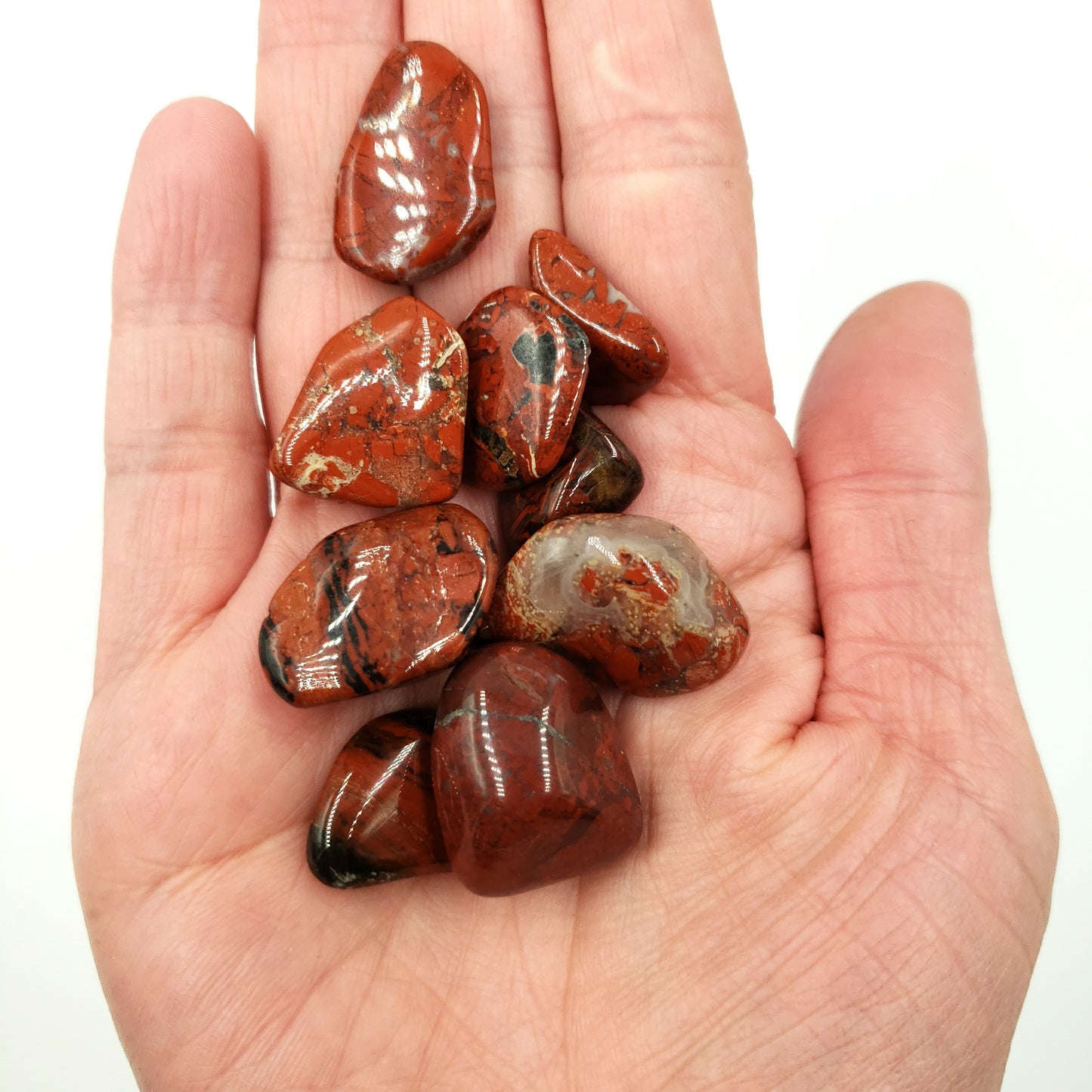 Brecciated Jasper Tumbled Stone