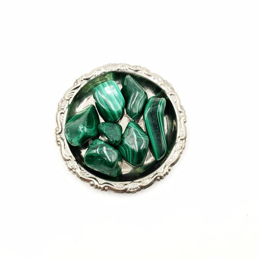 Malachite Tumbled Stone - Elevated Metaphysical