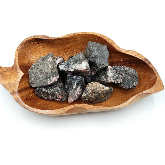Rhodonite Rough Stone - Elevated Metaphysical