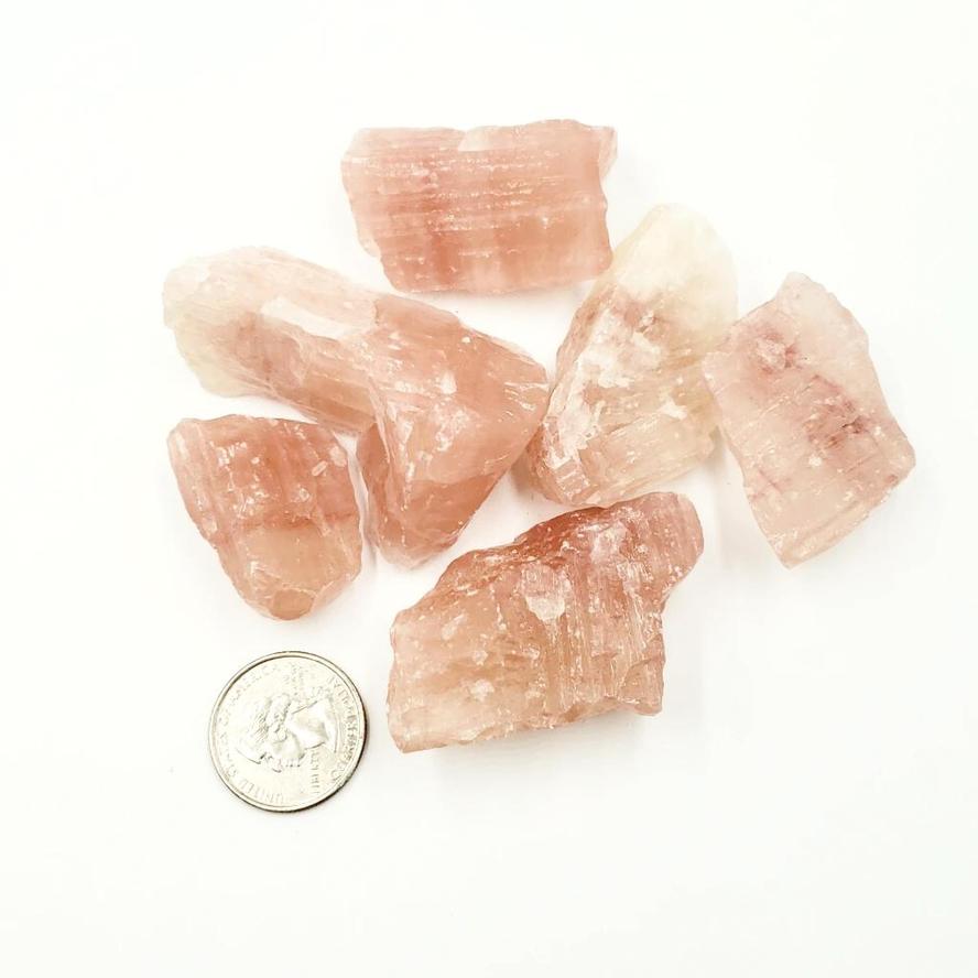 Pink Calcite Rough Stone