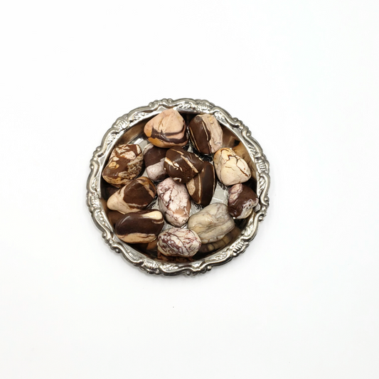 Brown Zebra Jasper Tumbled Stone