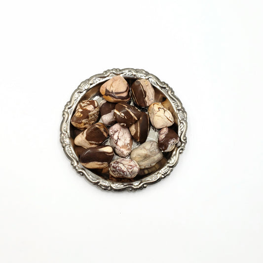 Brown Zebra Jasper Tumbled Stone
