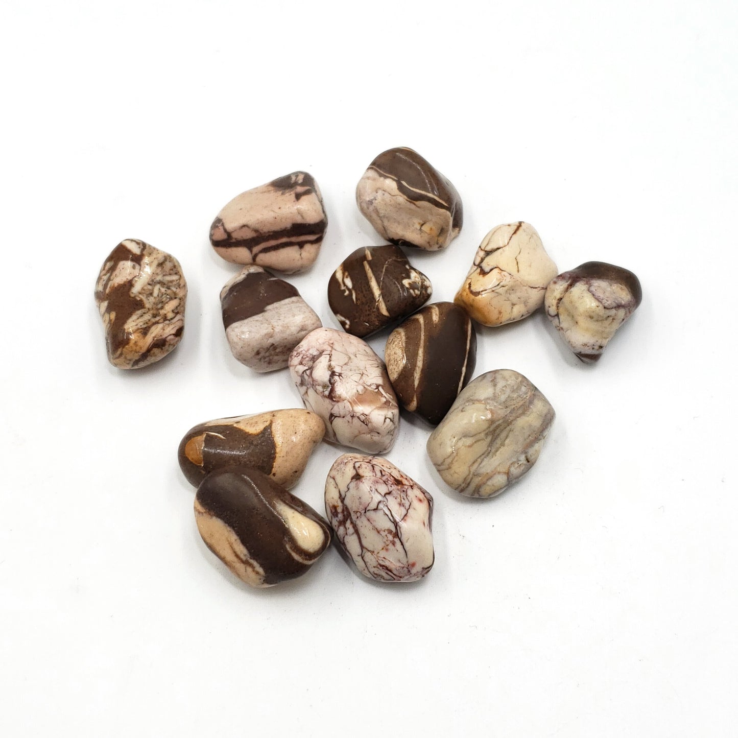 Brown Zebra Jasper Tumbled Stone