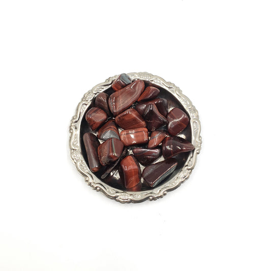 Red Tiger Eye Tumbled Stone
