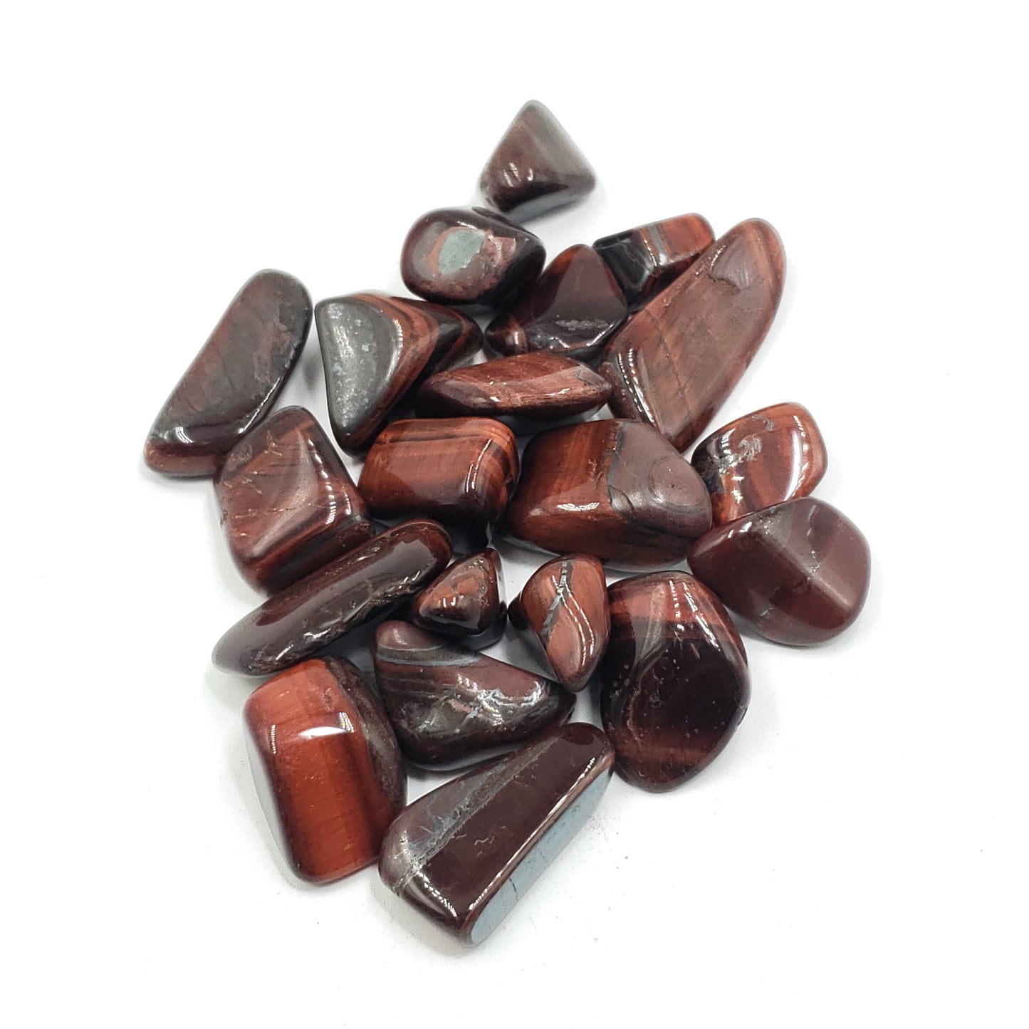 Red Tiger Eye Tumbled Stone