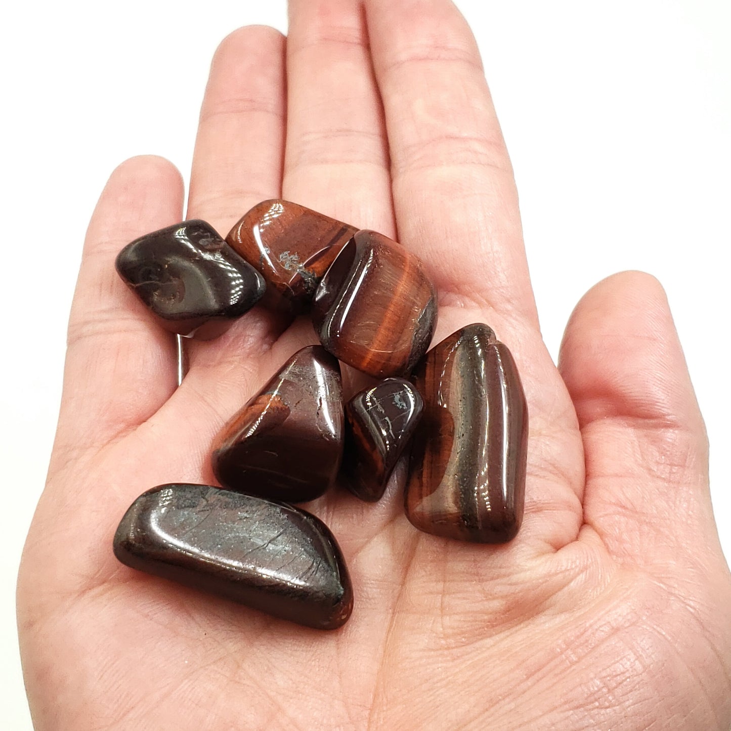 Red Tiger Eye Tumbled Stone