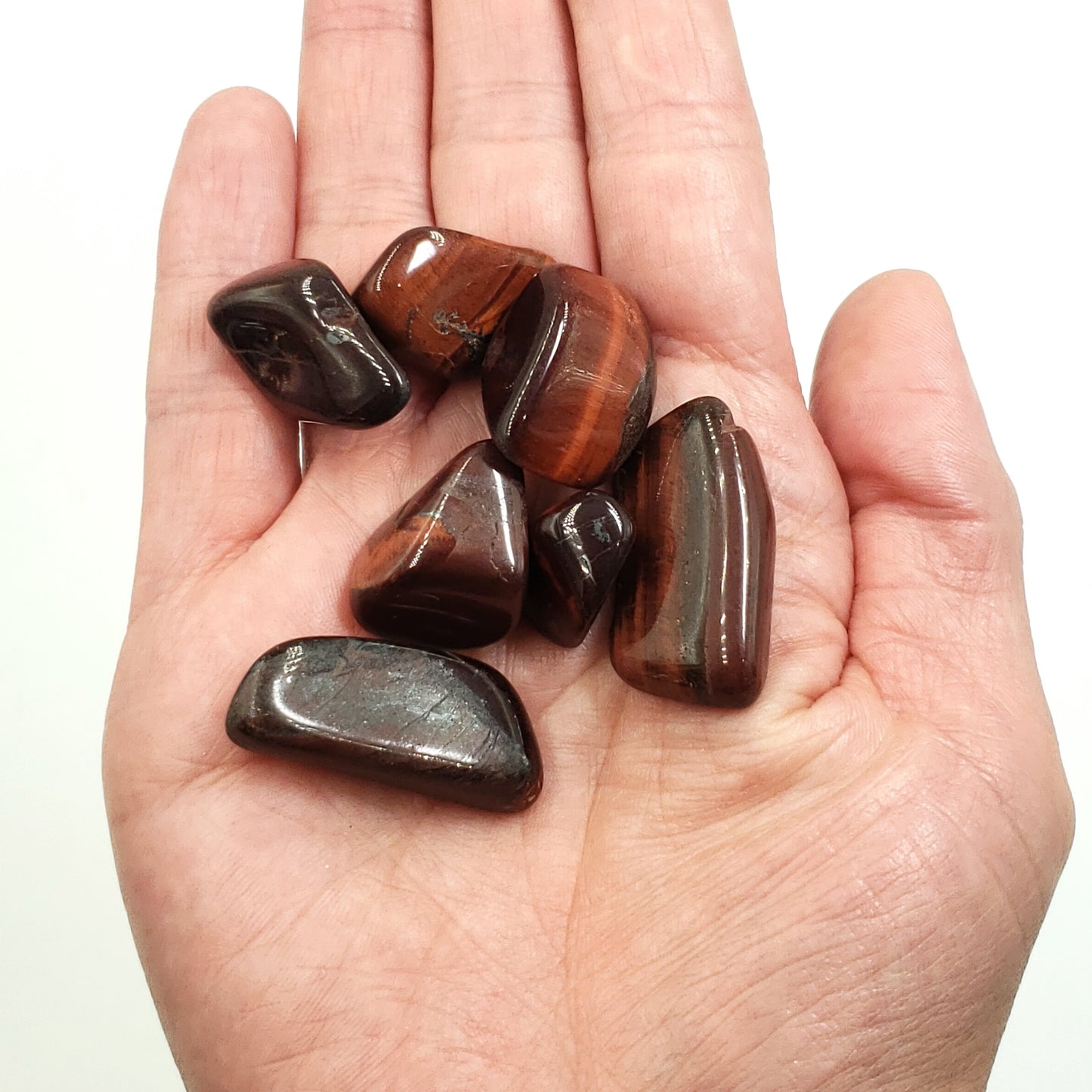 Red Tiger Eye Tumbled Stone