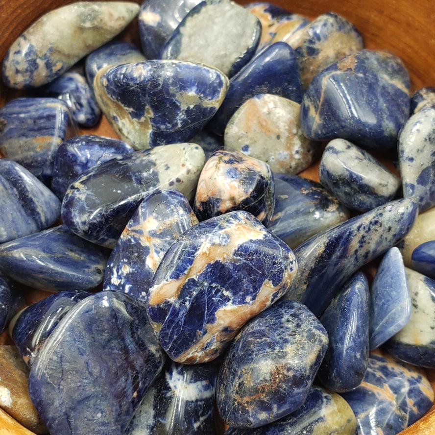 Sodalite Tumbled Stone - Tumbled Stones