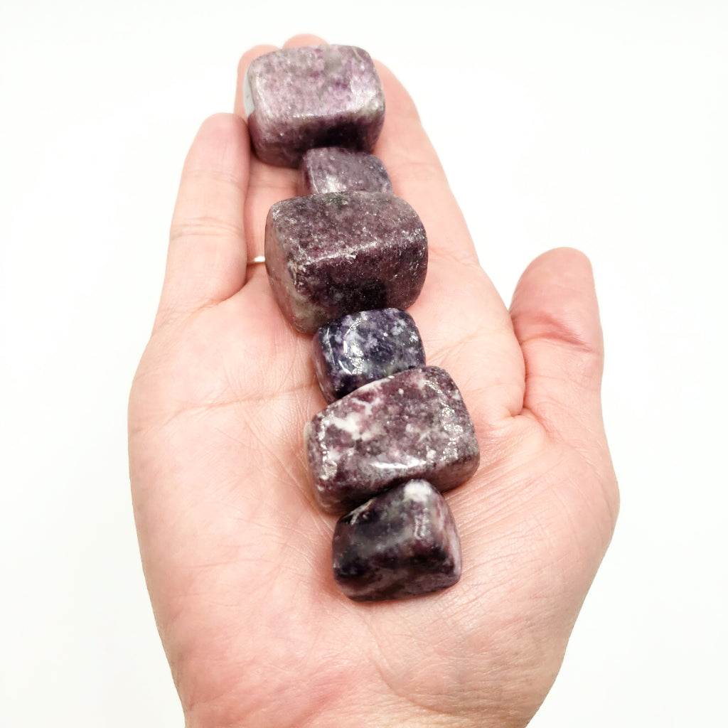 Lepidolite Tumbled Stone Extra Quality - Tumbled Stones