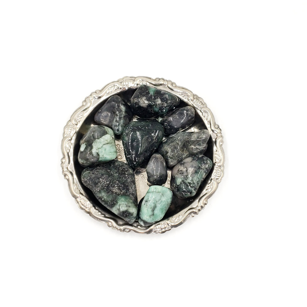 Emerald Tumbled Stone - Rough Stones