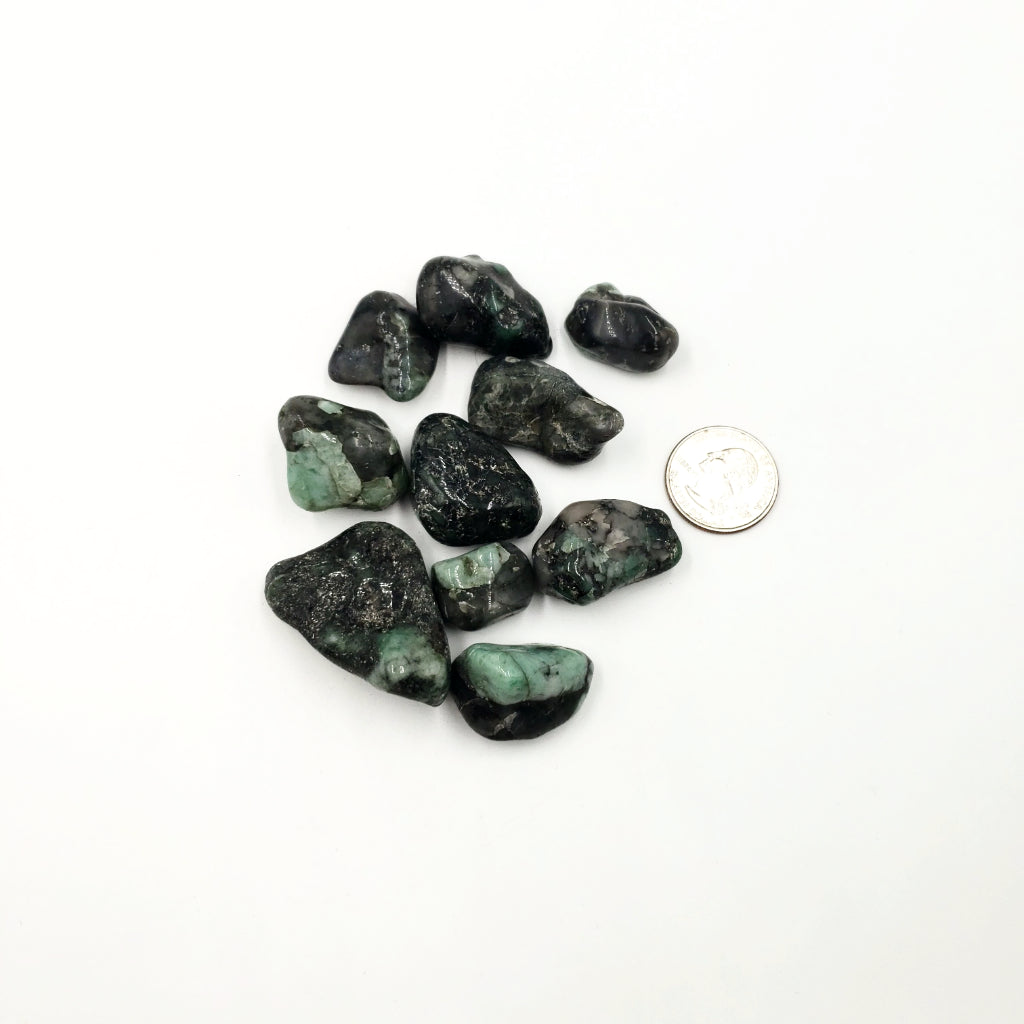 Emerald Tumbled Stone - Rough Stones