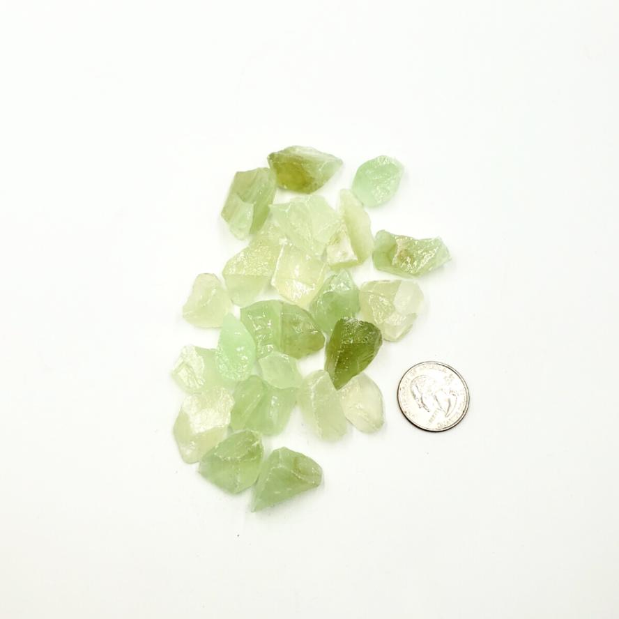 Green Calcite Rough Stone - Rough Stones